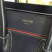 BagsAll Celine Leather Micro Luggage Z1065 Dark Blue 26cm  - 2
