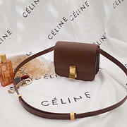 BagsAll Celine Leather Classic Box Shoulder Bag Brown - 6