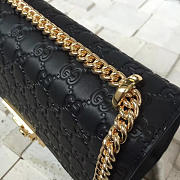 Gucci Padlock 30 Embossed Black Leather2165 - 4