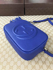 Gucci Soho Disco 21 Leather Bag Blue Z2377 - 3
