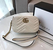 Gucci GG Marmont 18 Matelassé White Leather 2408 - 2