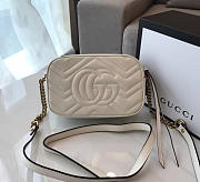 Gucci GG Marmont 18 Matelassé White Leather 2408 - 3