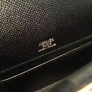 Hermès Kelly Pochette Epsom 22 Black/Gold BagsAll Z2681 - 5