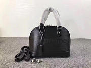 Louis Vuitton Supreme 25 domed satchel Black M40301  - 5