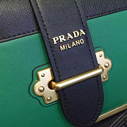bagsAll Prada Cahier Leather 18 Shoulder Bag 4269 Green - 5