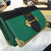 bagsAll Prada Cahier Leather 18 Shoulder Bag 4269 Green - 6