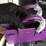 YSL Classic Sac De Jour Nano 22 Purple Lambskin BagsAll 4905 - 4