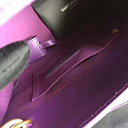 YSL Classic Sac De Jour Nano 22 Purple Lambskin BagsAll 4905 - 3