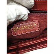 CC Quilted Calfskin Perfect Edge Bag Red Gold A14041 VS09015 26.5cm - 6