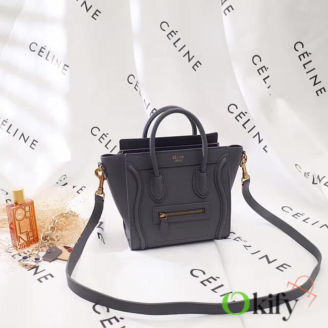 BagsAll Celine Nano Leather Shoulder Bag Z1001 - 1
