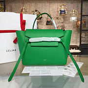 BagsAll Celine Belt Bag Green Calfskin Z1208 27cm  - 1