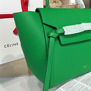 BagsAll Celine Belt Bag Green Calfskin Z1208 27cm  - 2