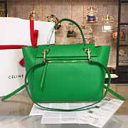 BagsAll Celine Belt Bag Green Calfskin Z1208 27cm  - 4