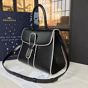 bagsAll Delvaux MM Brillant Satchel Smooth Leather Black 1466 - 3
