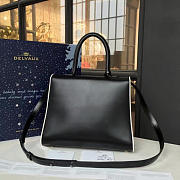 bagsAll Delvaux MM Brillant Satchel Smooth Leather Black 1466 - 4