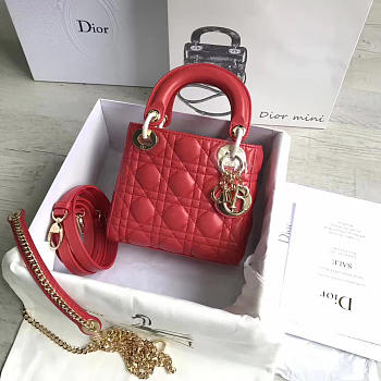bagsAll Lady Dior mini red 1546