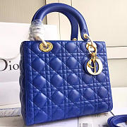 bagsAll Lady Dior Medium 24 Navy Blue 1573 - 1