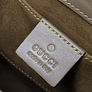 Gucci GG Leather 20 Pearl Padlock studded Ophidia Brown 2368 - 3