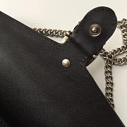 Gucci dionysus chain bag black leather 2647 20cm  - 3