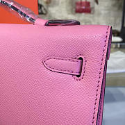 Hermès Kelly Clutch Epsom 31 Pink/Gold Bagsall Z2709 - 2