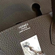 Hermes Birkin Epsome Gray/ Silver BagsAll Z2942 30cm - 5