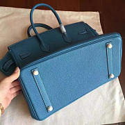 Hermes Birkin Togo Blue/ Gold BagsAll Z2945 35cm - 3