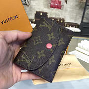  Louis Vuitton ROSALIE COIN Purse 11 Monogram Pink 3234 - 1