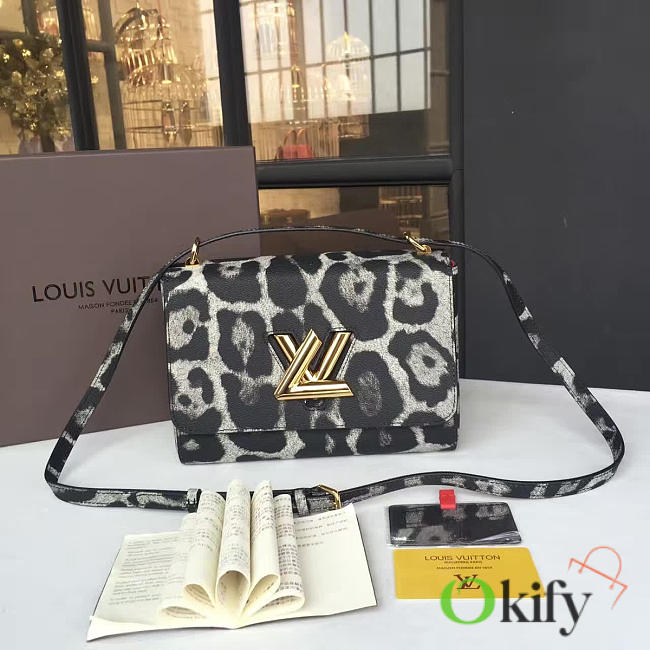 Louis Vuitton TWIST BLACK&WHITE DOT MM 3603 23cm  - 1