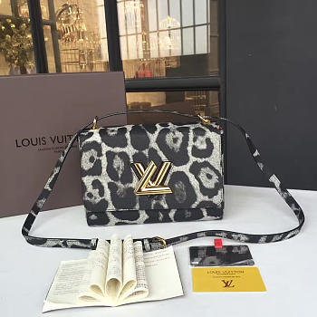 Louis Vuitton TWIST BLACK&WHITE DOT MM 3603 23cm 