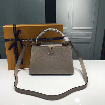 Louis Vuitton CAPUCINES BB Galet 3673 27cm 