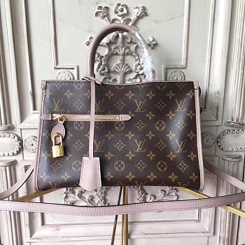 BagsAll Louis Vuitton Popincourt MM Bag Pink 32cm
