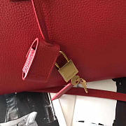 YSL Classic Sac De Jour 32 Red Grained Leather BagsAll 4732 - 3