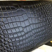 YSL Monogram Kate Crocodile Embossed Shiny Leather BagsAll 4764 - 3