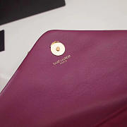 YSL Loulou Monogram Quilted Velvet Shoulder Bag Rose Red BagsAll 4809 - 4