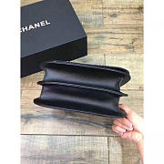 Chanel Braided Calfskin Le Boy 25 Black VS05259 - 6
