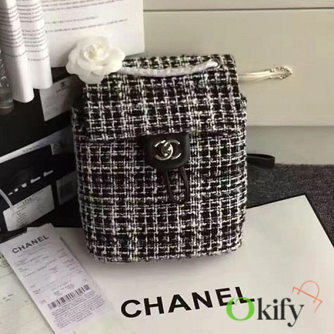 Chanel Tweed Canvas 26 Mini Backpack 170305 VS02592 - 1