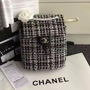 Chanel Tweed Canvas 26 Mini Backpack 170305 VS02592