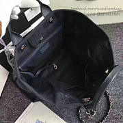 Chanel Shopping Bag Dark Blue BagsAll A68046 VS04495 38cm - 5