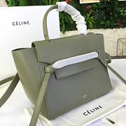 BagsAll Celine Belt Bag Green Calfskin Z1190 24cm  - 4