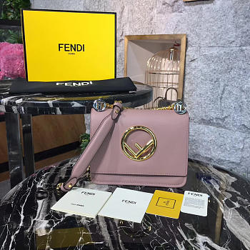 Fendi Kan I Pink Leather 19cm