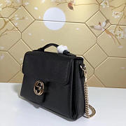 Gucci GG Flap Shoulder Bag On Chain Black BagsAll 5103032 - 2