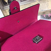 Gucci Dionysus Medium Top Handle Bag Rose Red Leather 27cm - 6