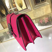 Gucci Dionysus Medium Top Handle Bag Rose Red Leather 27cm - 2