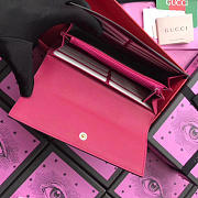 Gucci GG Leather Wallet Red BagsAll 2128 - 4