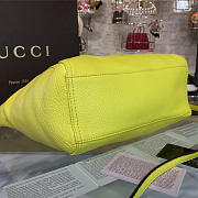 Gucci Leather Soho 26.5 Top Handle Bag Yellow Leather - 5