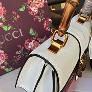 Gucci Dionysus Leather Top Handle Satchel white BagsAll - 2