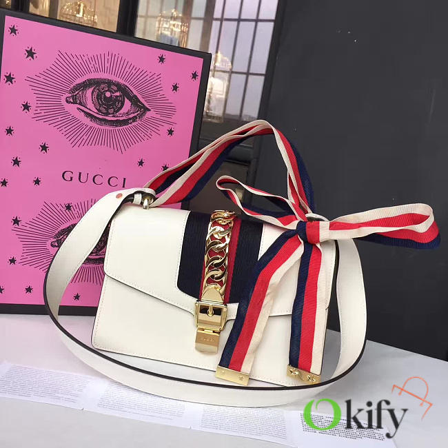 Gucci Sylvie Leather Bag BagsAll Z2334 - 1