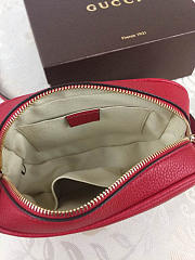 Gucci Soho Disco 21 Leather Bag Red Z2362 - 6