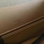 Hermès Kelly Pochette 22 Epsom Elephant/Gold BagsAll Z2832 - 4