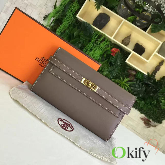 Hermès Kelly Clutch Elephant BagsAll 2863 - 1